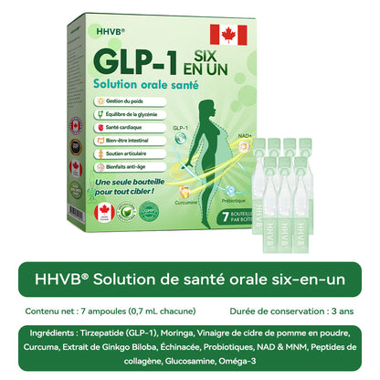 Boutique officielle|𝐻𝑯𝐕𝐁®🏆🎖️𝐆𝐿𝑃-1 SIX IN-ONE Solution de santé liquide oral (Juste une dose par jour, changements visibles en 7 jours) ✅ Pour l'obésité, la santé cardiovasculaire, le diabète, l'apnée du sommeil, les problèmes articulaires, et plus encore
