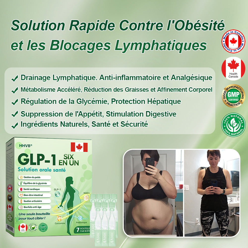Boutique officielle|𝐻𝑯𝐕𝐁®🍁𝐆𝐿𝑃-1 SIX IN-ONE Solution de santé liquide oral (Juste une dose par jour, changements visibles en 7 jours) ✅ Pour l'obésité, la santé cardiovasculaire, le diabète, l'apnée du sommeil, les problèmes articulaires, et plus encore
